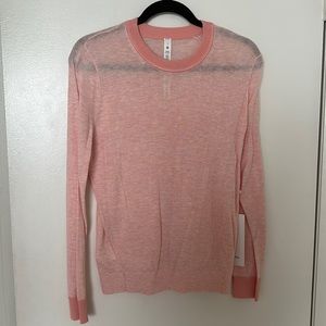 lululemon silk blend crew neck sweater